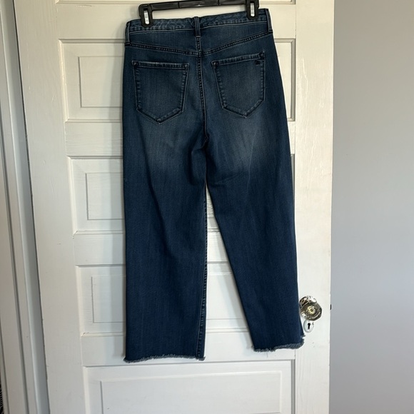 Jessica Simpson Adored High Rise Flare Crop Women's Blue Jeans - Picture 3 of 3